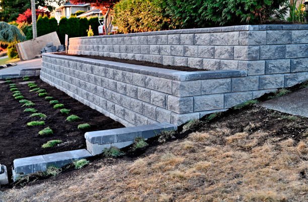 Retaining wall repair service by Keystone Outdoor Solutions in Lancaster PA